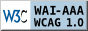Level Triple-A conformance icon, 
          W3C-WAI Web Content Accessibility Guidelines 1.0